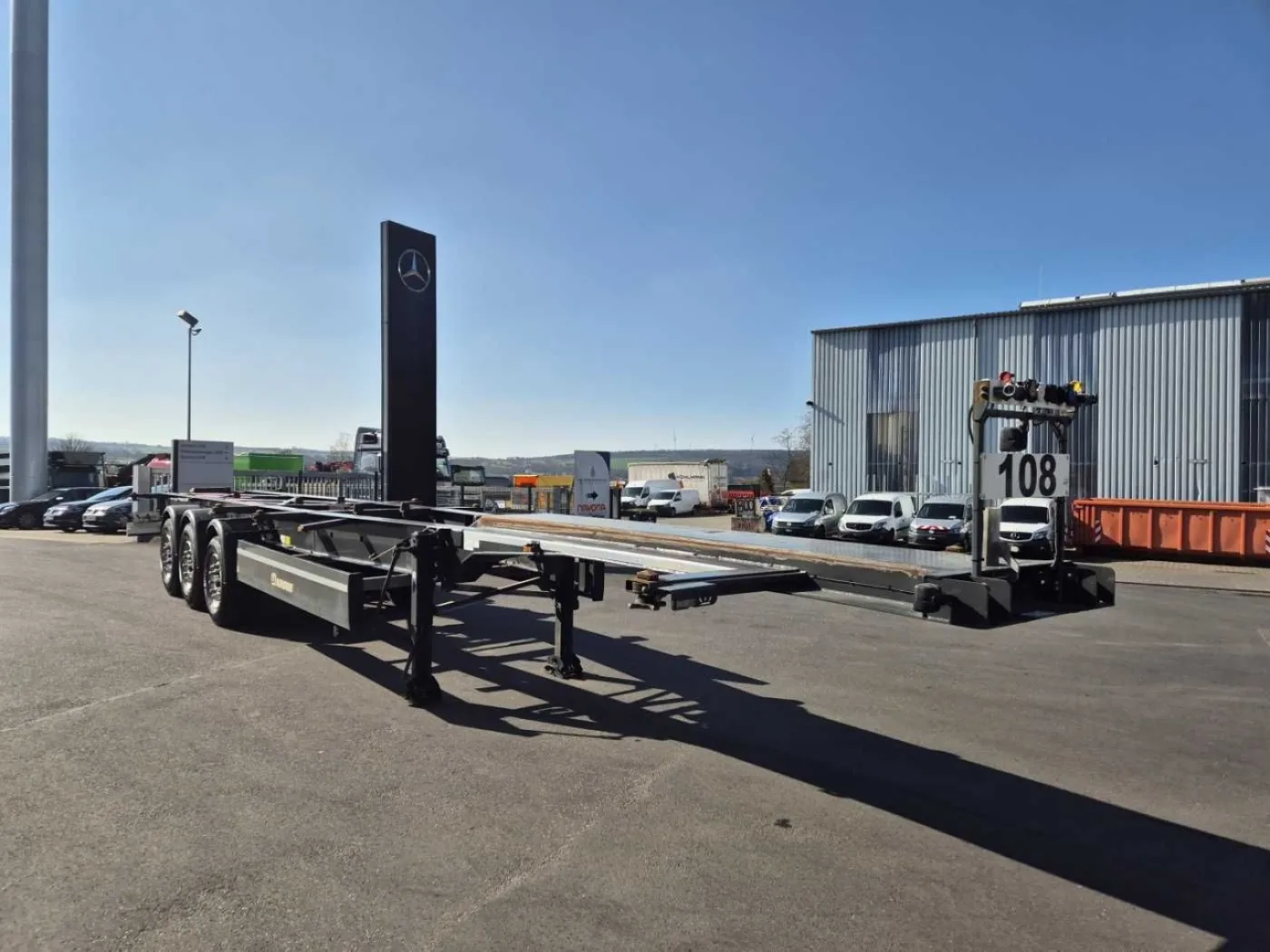 Krone SD Container, BPW-Achsen Liftachse mitte - 6
