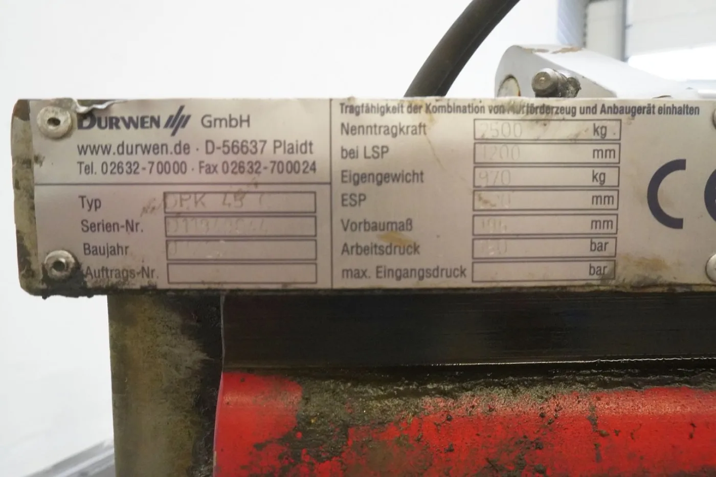 Doppelpalettenklammer Durwen DPK 45 C (2020) - 5