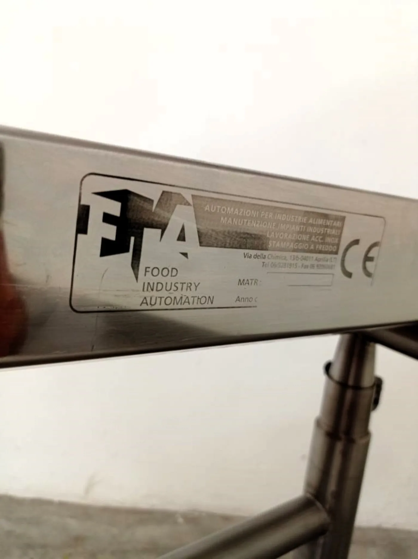NASTRO TRASPORTATORE A TAPPETO MOTORIZZATO – FIA - 4