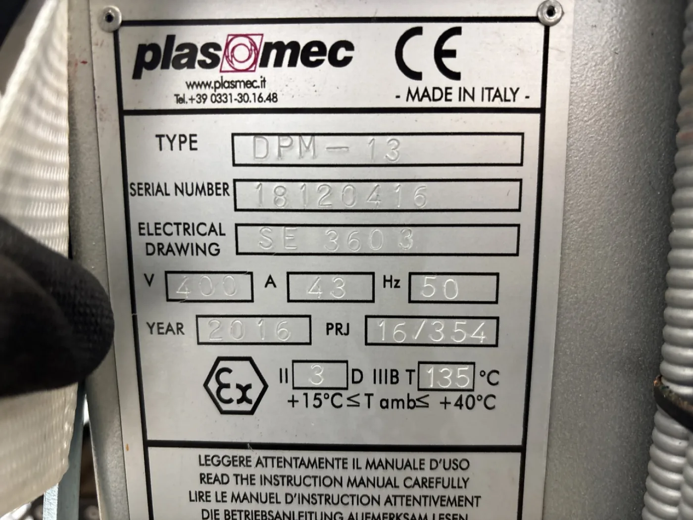 Plasmec DPM-13 - Hot mixer - 2