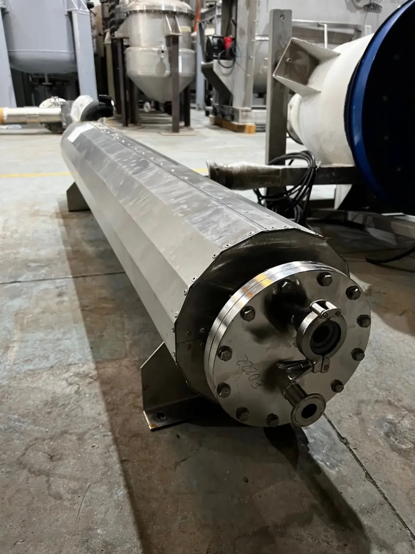 USED SOFAST STAINLESS STEEL HEAT INSULATED TUBULAR EXCHANGER 1.5 M2 - 1