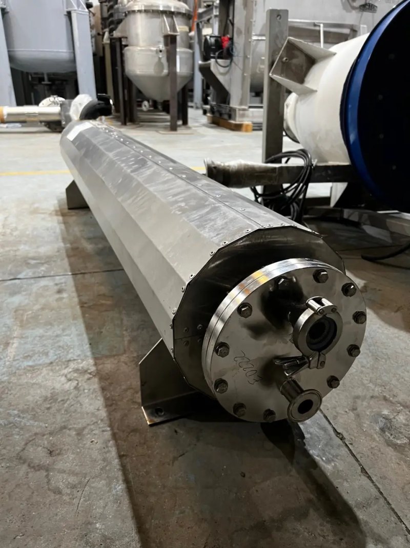 USED SOFAST STAINLESS STEEL HEAT INSULATED TUBULAR EXCHANGER 1.5 M2