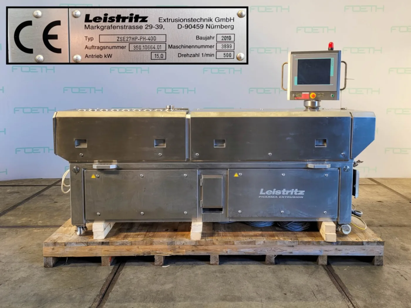Leistritz ZSE 27 HP-PH-40D - Double screw extruder - 5