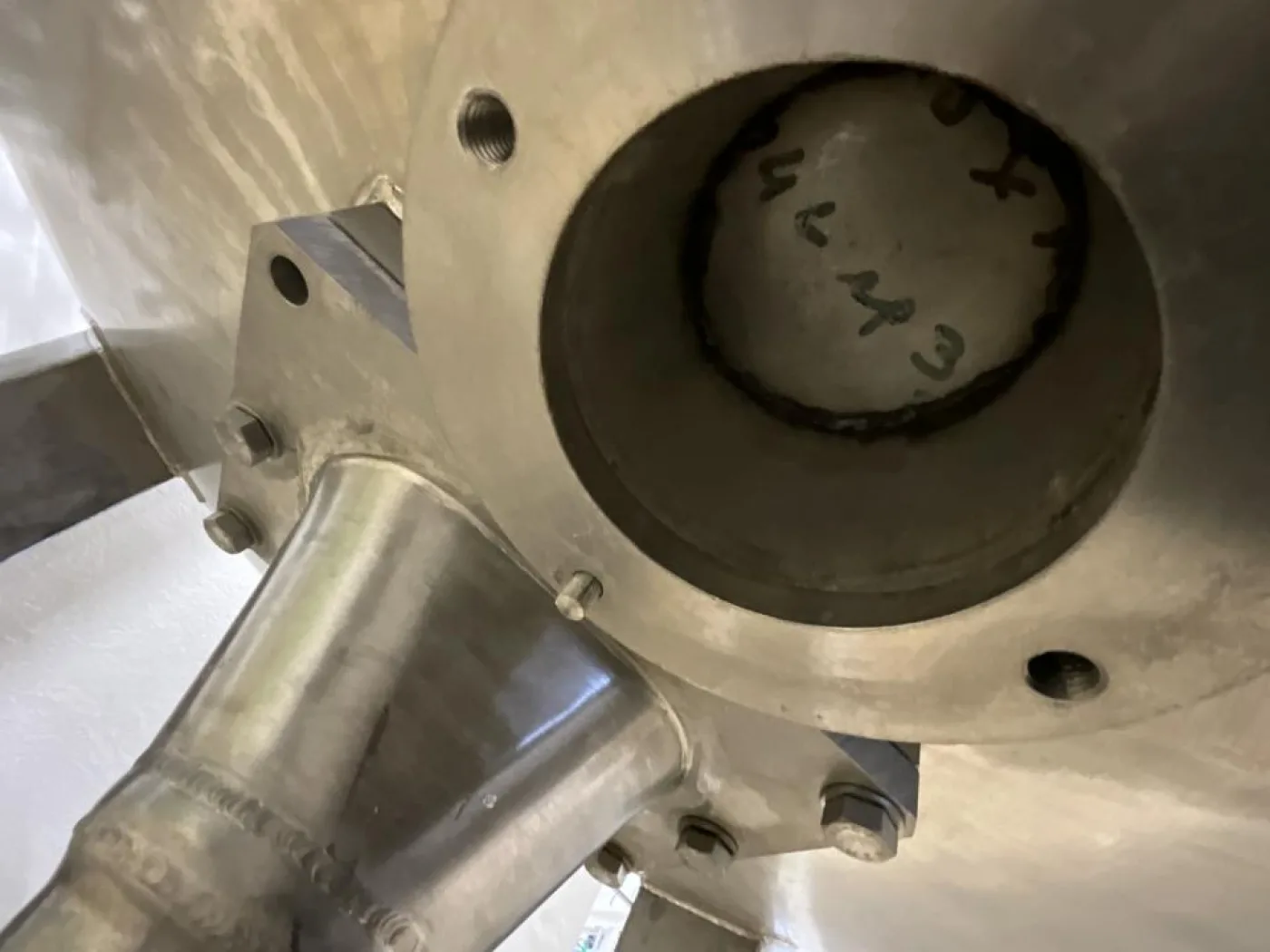 Unknown Circa 7000 Litre Stainless Steel Vertical Tank - 1