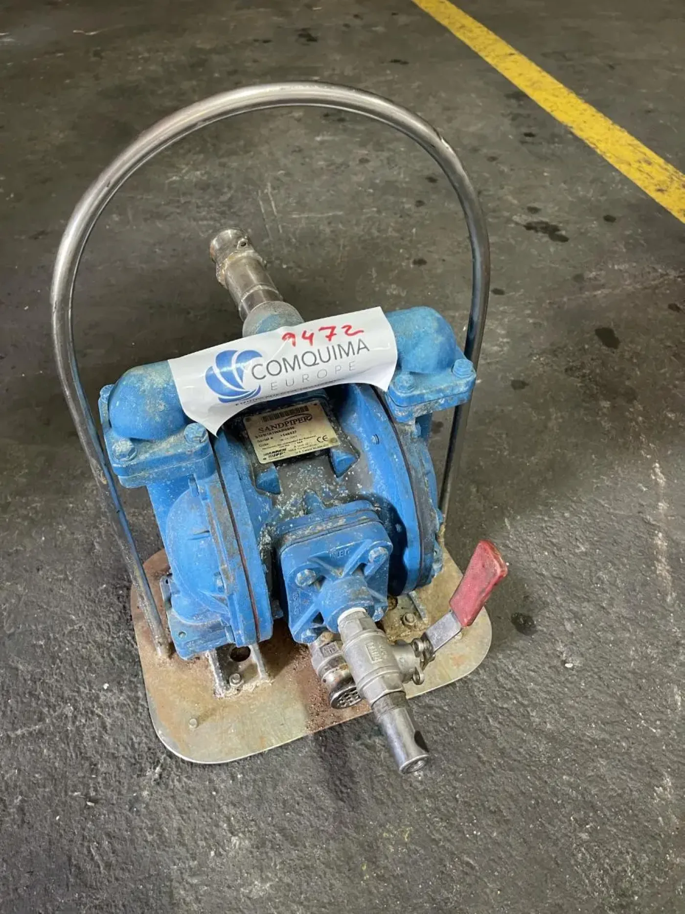 USED AODD SANDPIPER S15 B1A1WABS000 AIR OPERATED DOUBLE DIAPHRAGM PUMP - 4