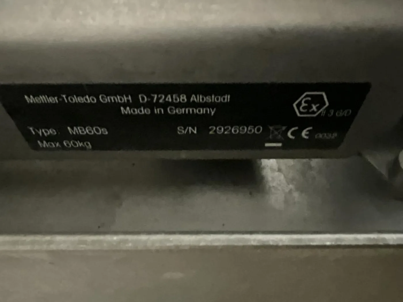 Mettler Toledo Mettler Toledo MB60S 60Kg Balance with IND890 HMI - 2