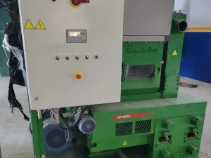 USED UMP TECHNIKA BP-600A HYDRAULIC BRIQUETTING PRESS