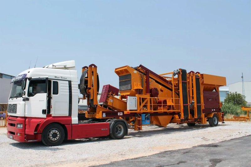 GNR YM1240 — Mobile Washing & Screening Plant (compact)