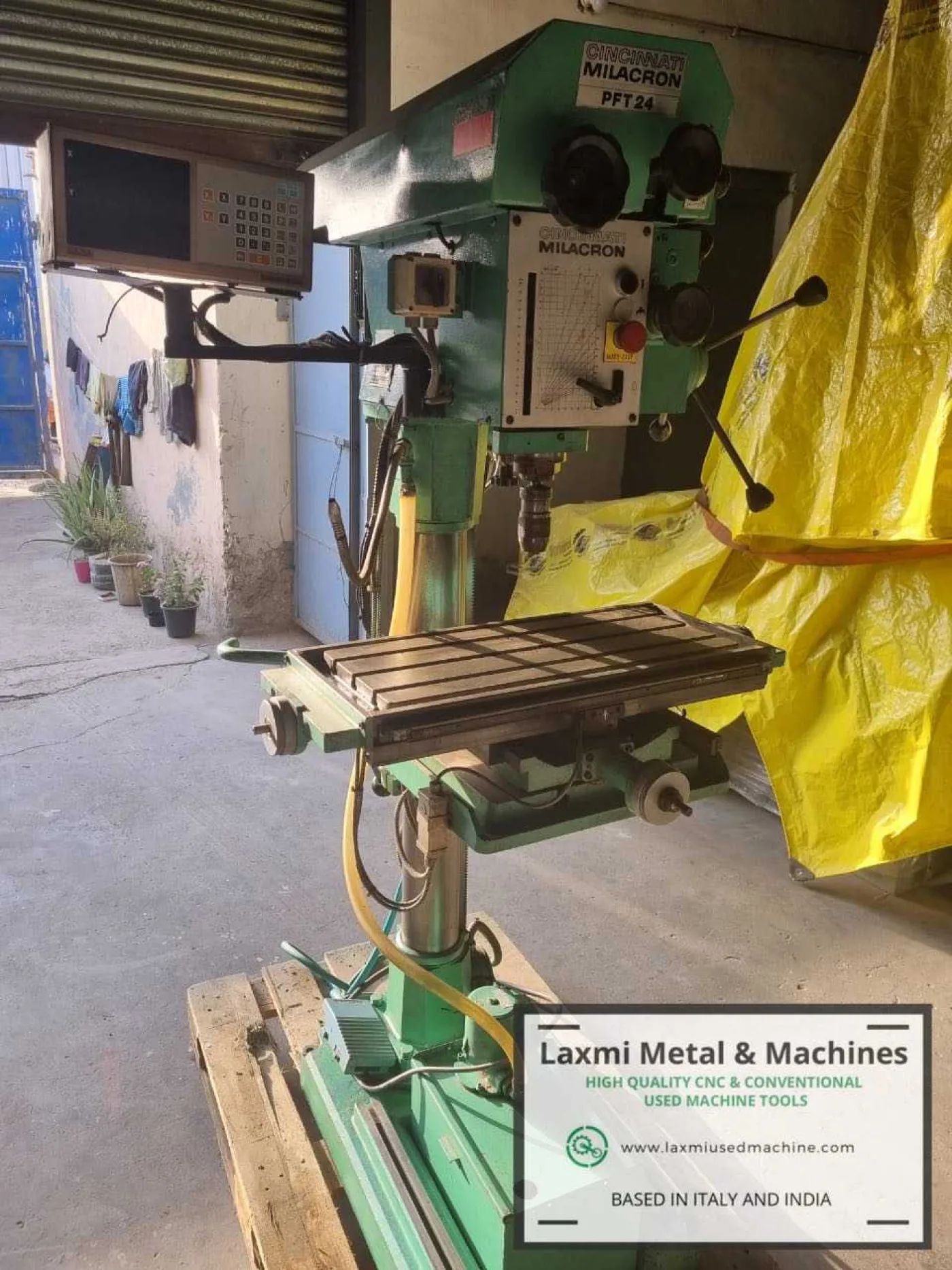 COLUMN DRILLING + MILLING MACHINE, CINCINNATI MILACRON - PFT24 - Laxmi Metal & Machines, Rohtak - 7