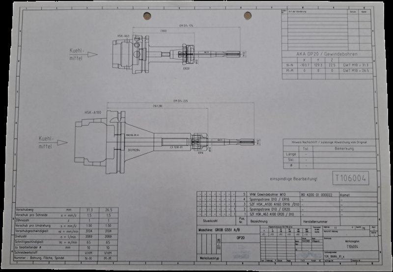 Komet VHM Gewindebohrer M10