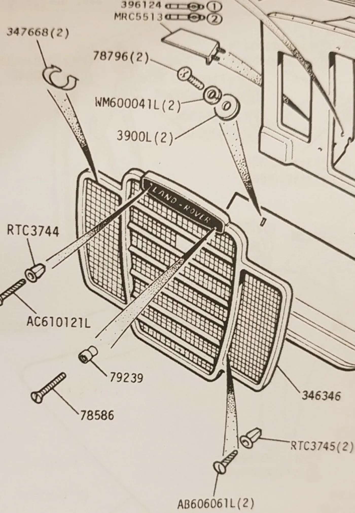 Grill clip - 1