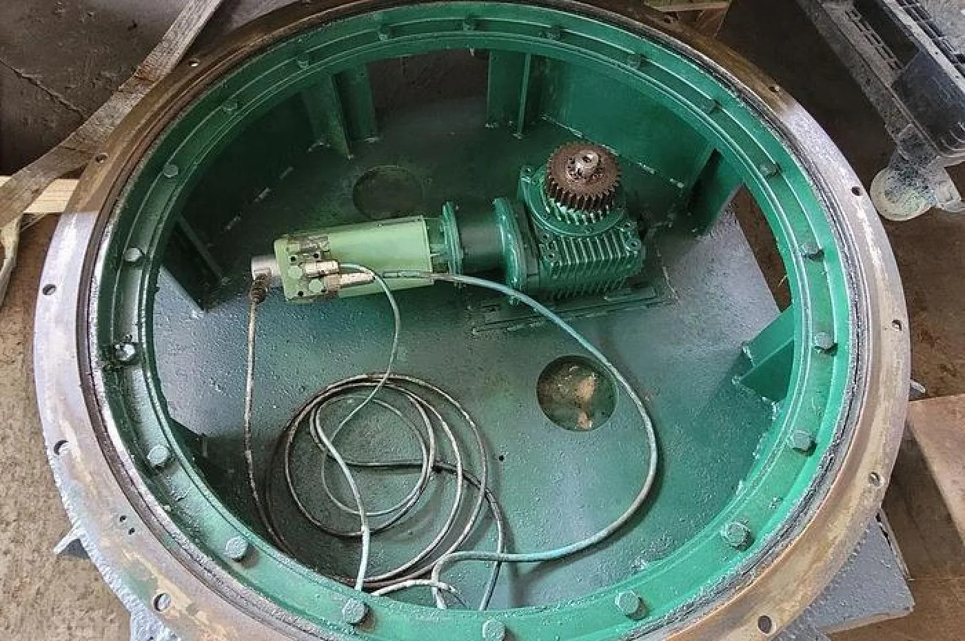 1994 Fickert & Winterling PFE 80 CNC 5 Achs Brückensäge 400 - 1200mm Ø- - 7