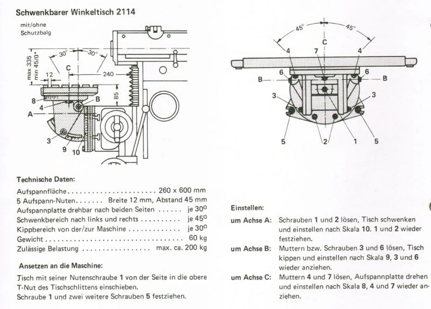 2114 / FP 1 DECKEL 19xx - 2
