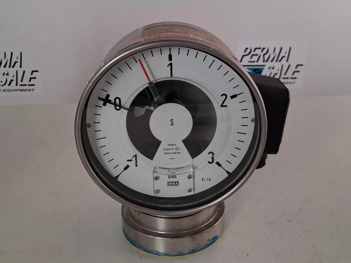 WIKA NG160 Pressure Gauge -1 to 3 bar with Inductive Contact - 1