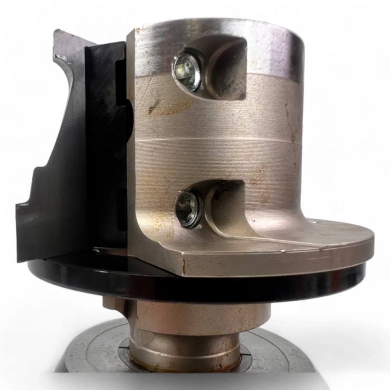 HSK 63 F Spannzangenfutter mit Spannzange und HW Wechselplatten Profilfräser Ø 76 mm B=40 mm , Z=2