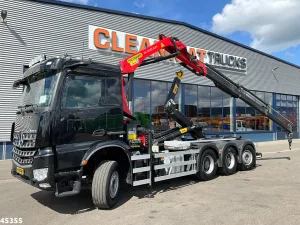 Mercedes-Benz Arocs 3540 8x4 Euro 6 Palfinger 19 Tonmeter laadkraan Just 119.021 Km!