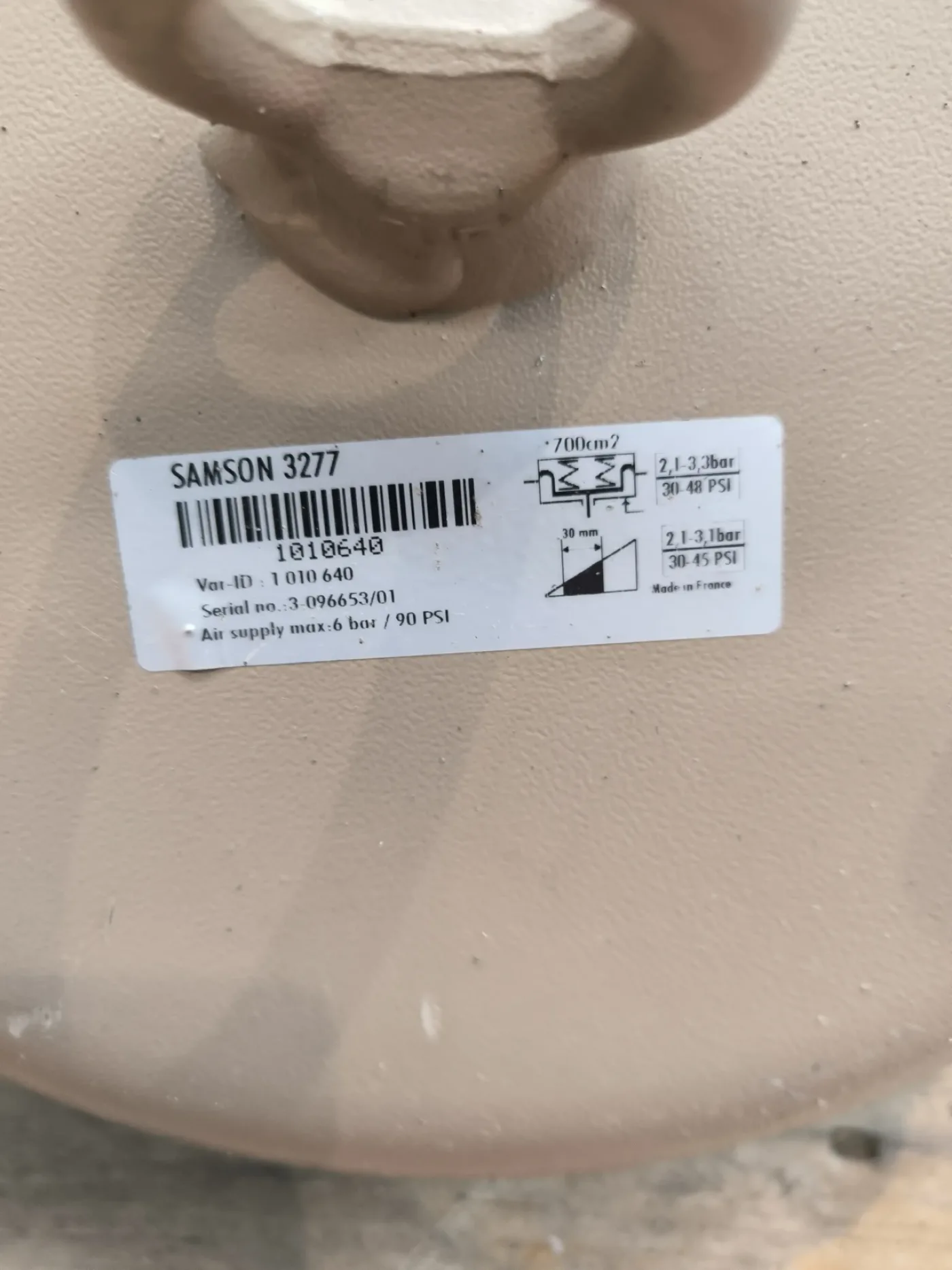 PROPORTIONAL SOLENOID VALVE SAMSON DN80 ATEX - 5