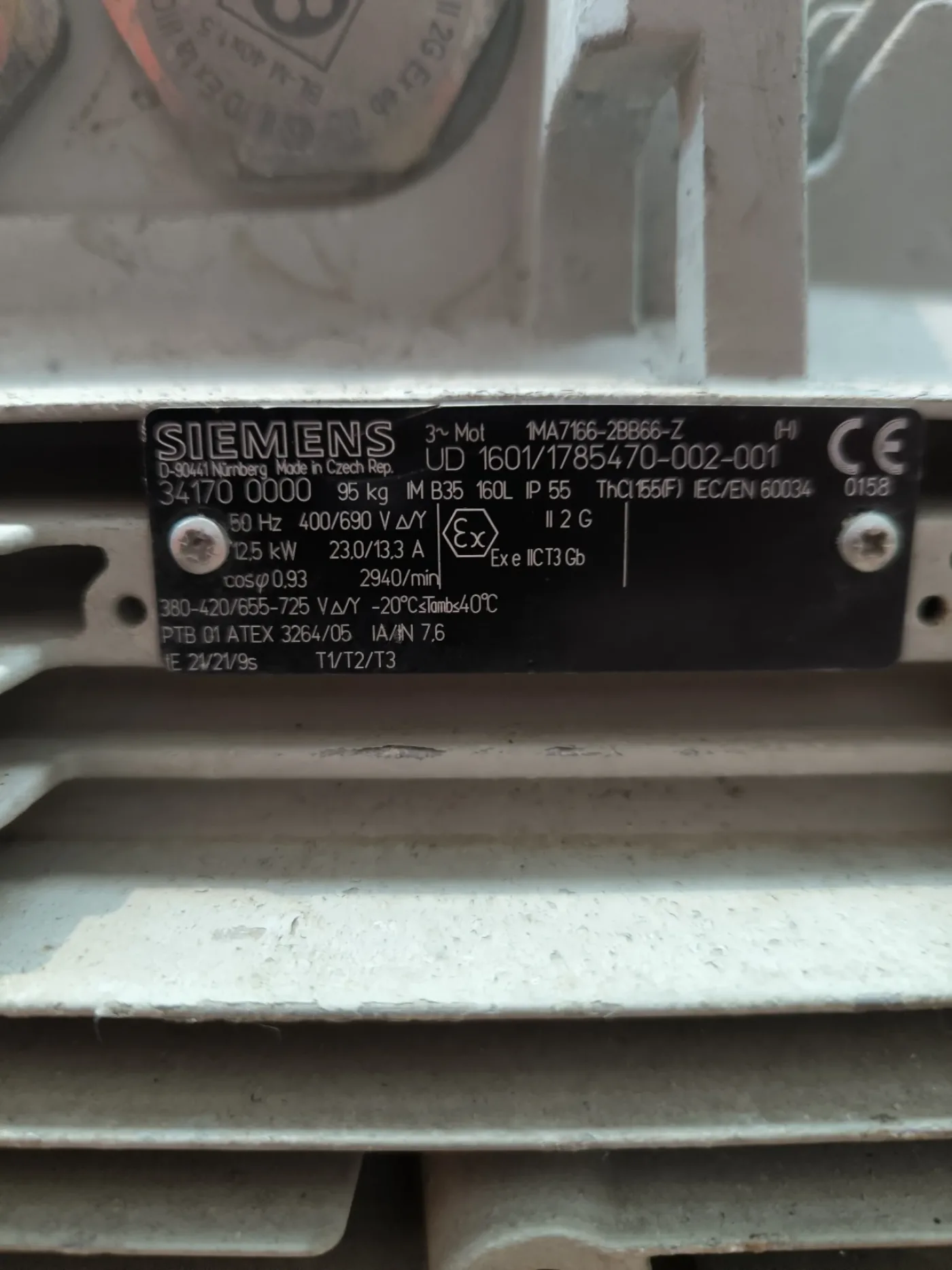 USED STERLING SIHI CBED 050200-7195602 AZ 4B1 F034 CENTRIFUGAL CHEMICAL PROCESS PUMP - 7