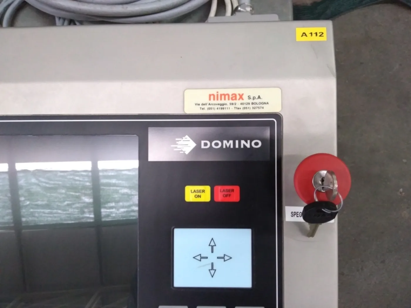 MARCATORE CODIFICATORE LASER – DOMINO – Mod. BCP4 DPX1000 - 5