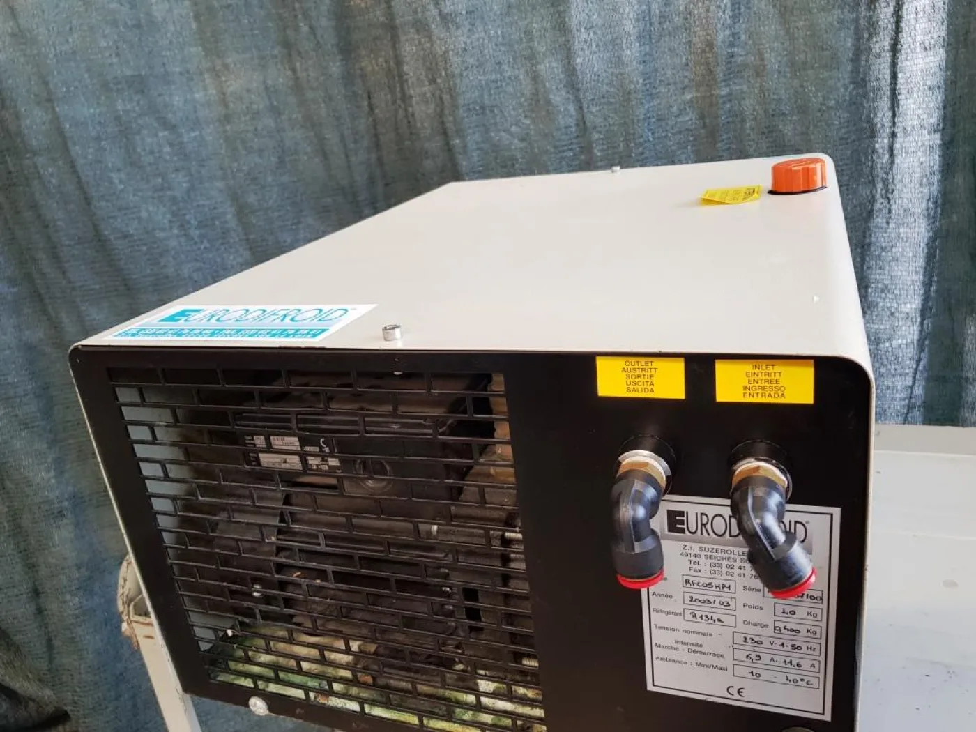 UNITÀ REFRIGERATORE CHILLER – EURODIFROID – MOD. RFC05HP1 - 7