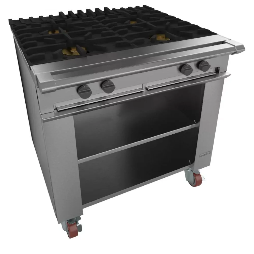 Falcon Chieftain 4 Burner Natural Gas Boiling Table on Castors G1026X - islandcatering