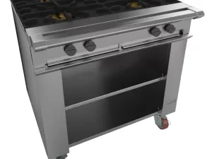 Falcon Chieftain 4 Burner Natural Gas Boiling Table on Castors G1026X - islandcatering