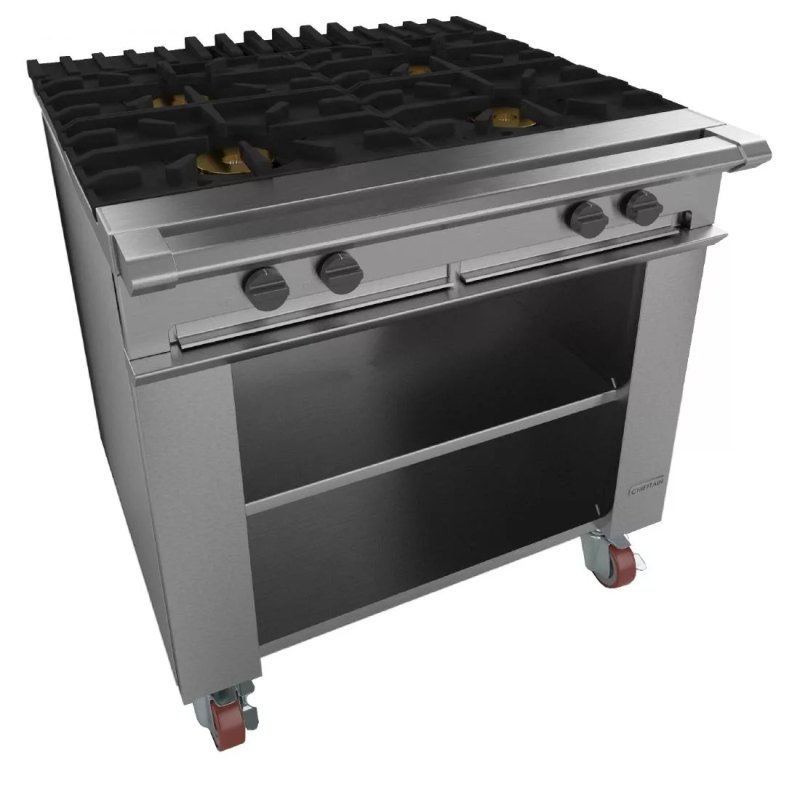 Falcon Chieftain 4 Burner Natural Gas Boiling Table on Castors G1026X - islandcatering