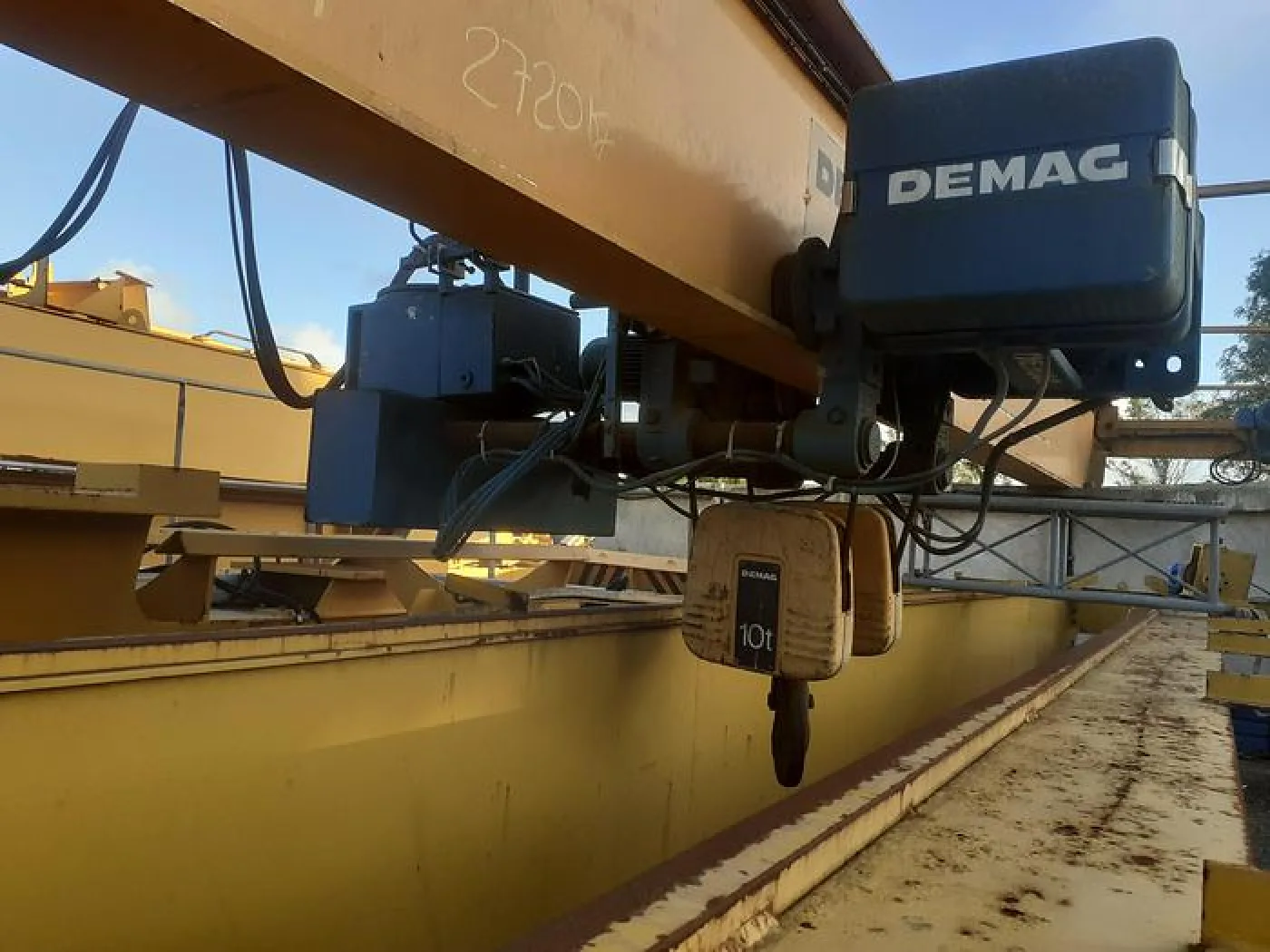 Ponte rolante DEMAG de 10 ton 10,5 mt - 4