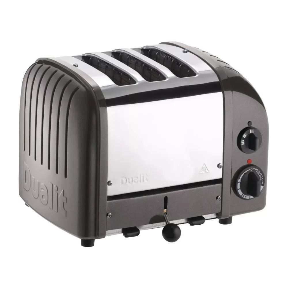 Dualit 2 + 1 Combi Vario 3 Slice Toaster Metallic Charcoal 31209 - islandcatering