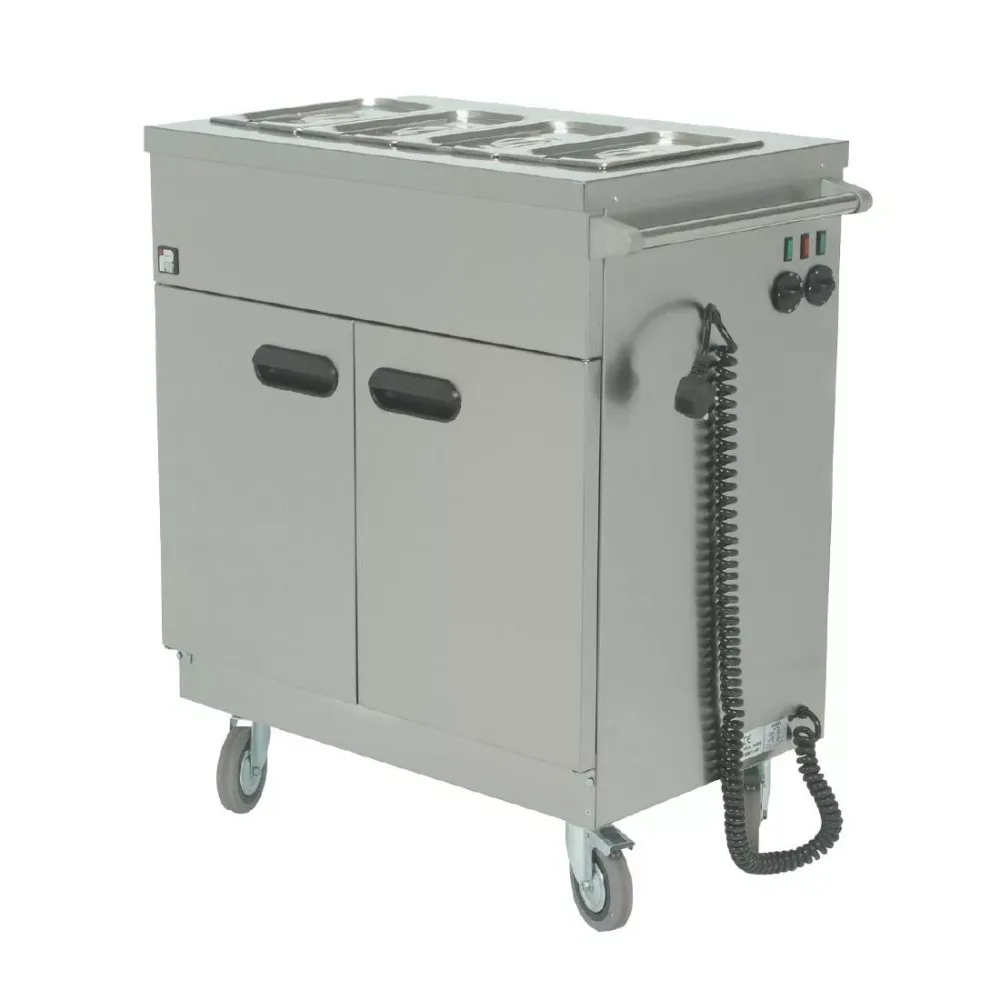 Parry Mobile Servery with Bain Marie Top 1894 - islandcatering