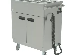 Parry Mobile Servery with Bain Marie Top 1894 - islandcatering