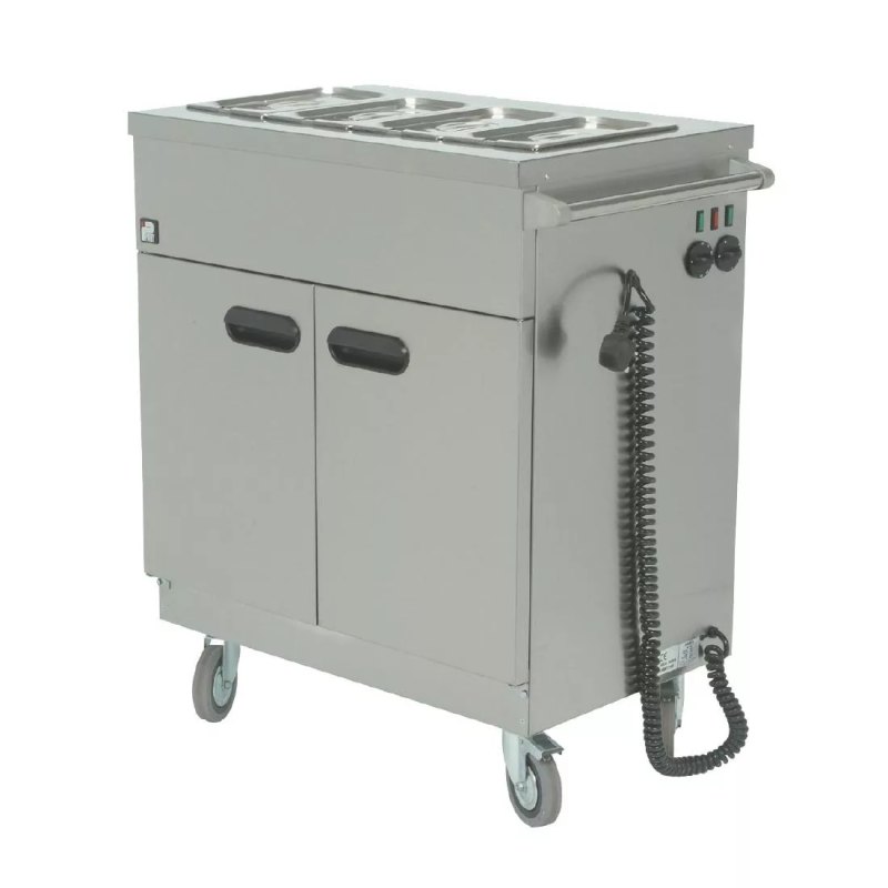 Parry Mobile Servery with Bain Marie Top 1894 - islandcatering
