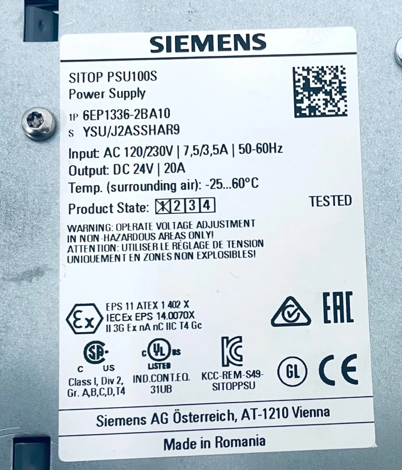 Siemens SITOP PSU 100S 6EP1336-2BA10 - 4
