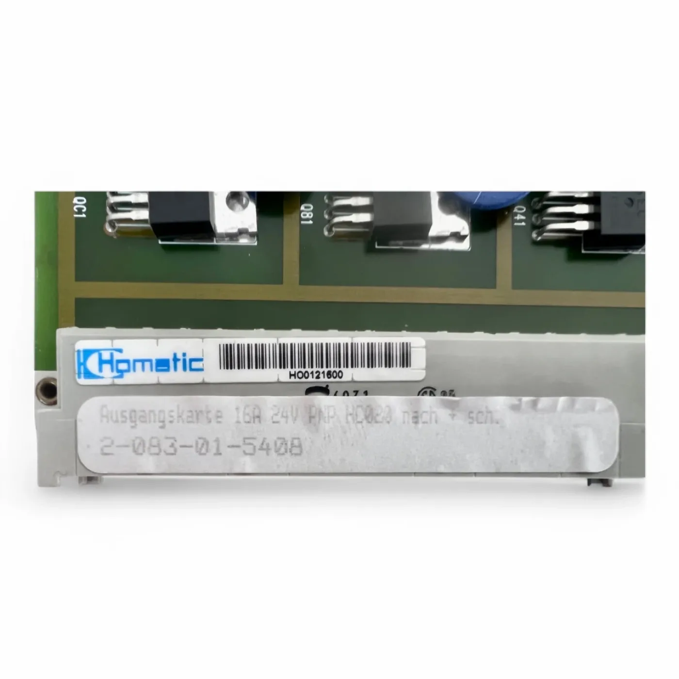 HOMAG HOMATIC Ausgangskarte 16A 24V PNP HC020 Art. 2-083-01-5408 –Serienn.: HO0121600 BAZ BOF - 5