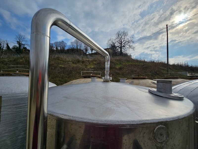 STAINLESS STEEL TANK CAPACITY LITERS 3700 (HL 37) ABOUT STORAGE MODEL, SECOND-HAND EQUIPMENT