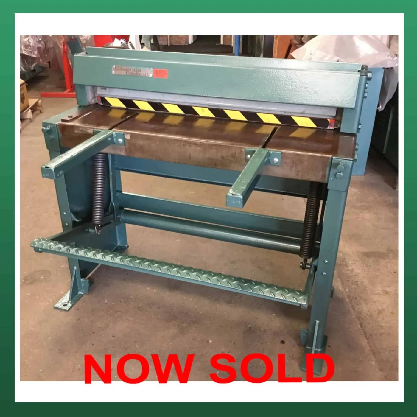 EDWARDS Treadle Guillotine 1005mm - WNS - W. Neal Services Ltd - 1