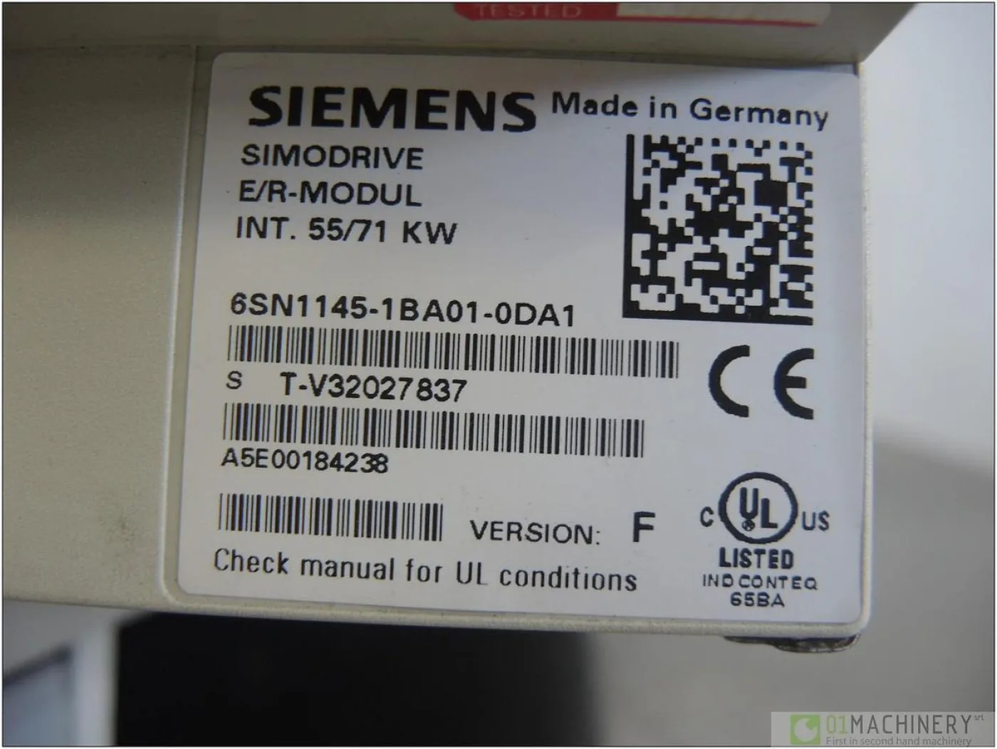 SIEMENS 6SN1145-1BA01-0DA1 AI3166 - 4