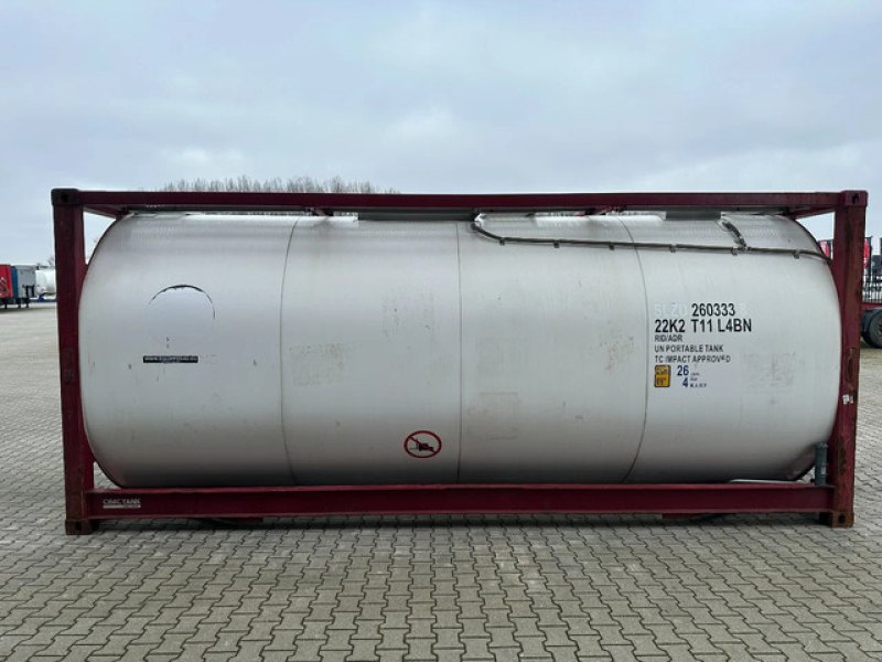 FOOD 20FT ISO / 25.940L-1-COMP. / L4BN / UN Portable / T11 / 5Y – + CSC test: 04-2028