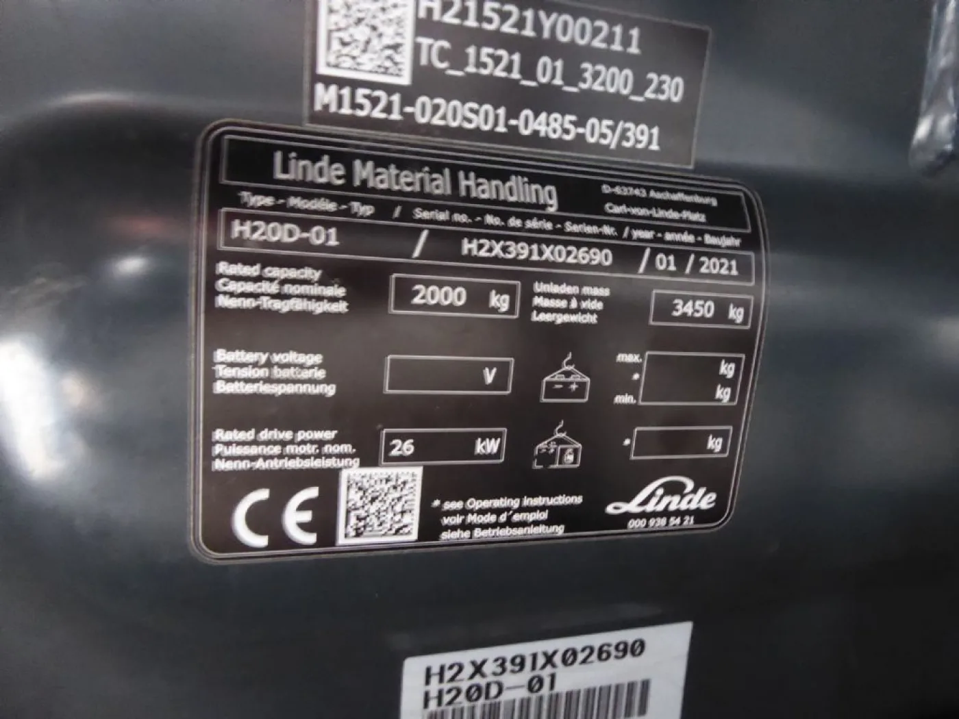Linde H20D-01 - 6