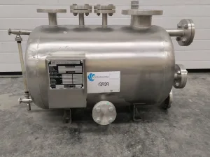 HORIZONTAL STAINLESS STEEL TANK 125 LITRES
