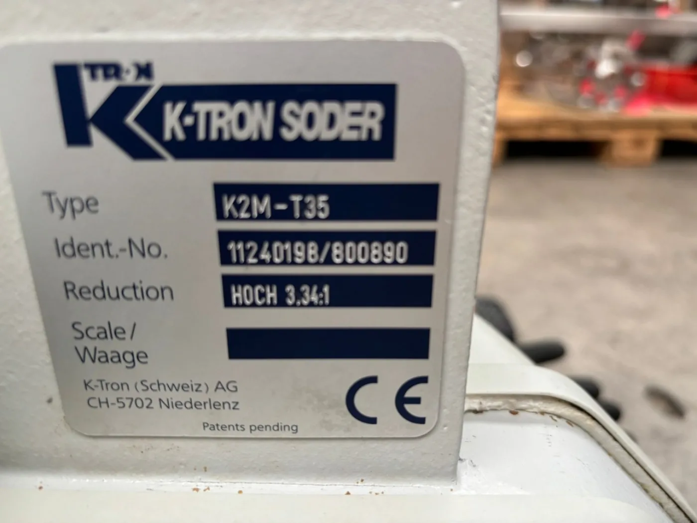 K Tron Soder K2M-T35 - Metering screw - 4