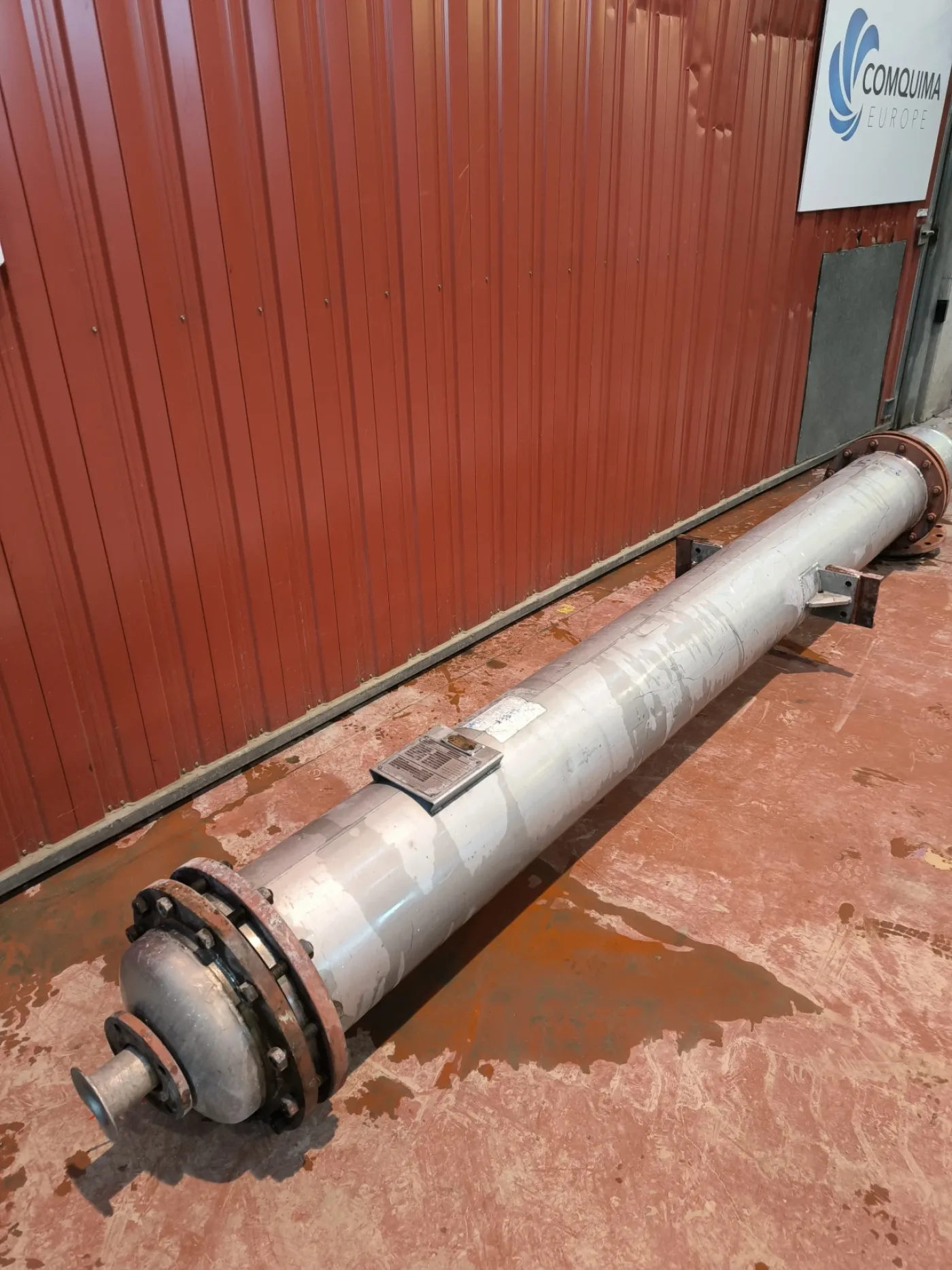STAINLESS STEEL TUBULAR HEAT EXCHANGER 11.3 M² AGUILAR Y SALAS - 2