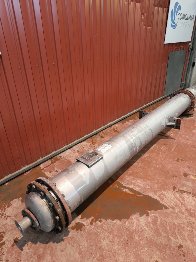 STAINLESS STEEL TUBULAR HEAT EXCHANGER 11.3 M² AGUILAR Y SALAS