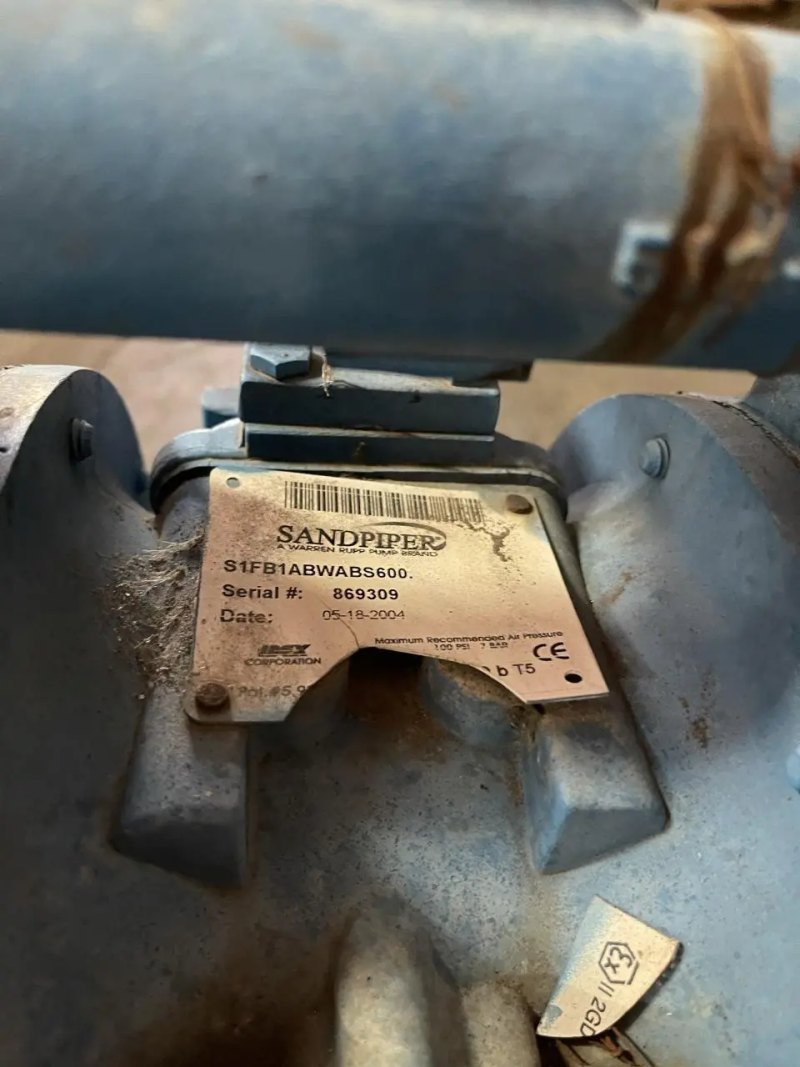 USED AODD SANDPIPER S1F B1ABWABS600 AIR OPERATED DOUBLE DIAPHRAGM PUMP