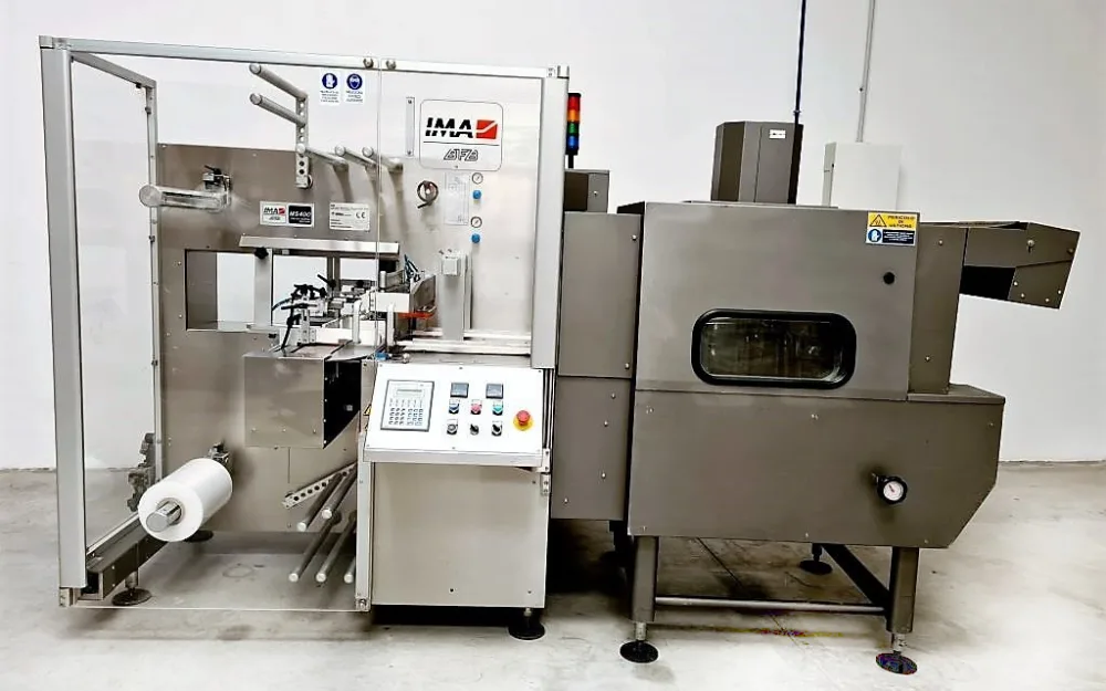 FARDELLATRICE CON TUNNEL DI TERMORETRAZIONE – IMA BFB – Mod. MS450EA-T450