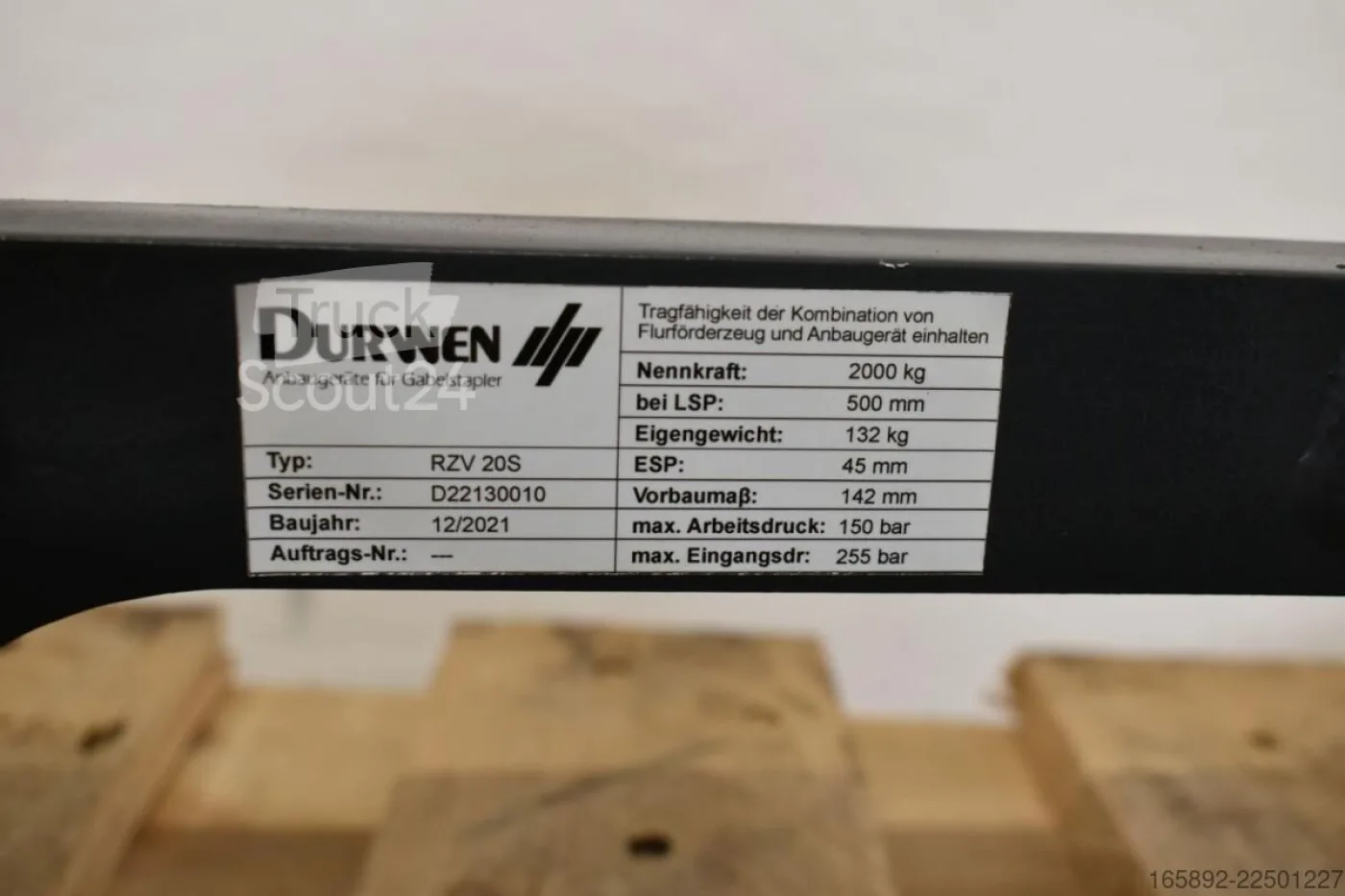 DURWEN DURWEN RZV 20S Breite 980 mm - 3