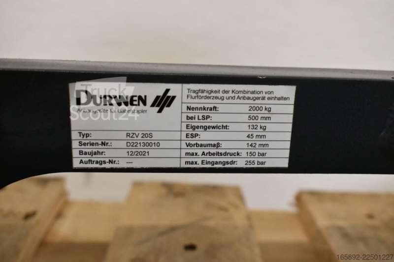 DURWEN DURWEN RZV 20S Breite 980 mm