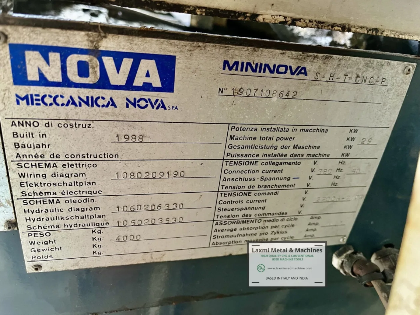 6 axis CNC INTERNAL GRINDER, NOVA (Italy) - SHT CNC-P - Laxmi Metal & Machines, Rohtak - 2