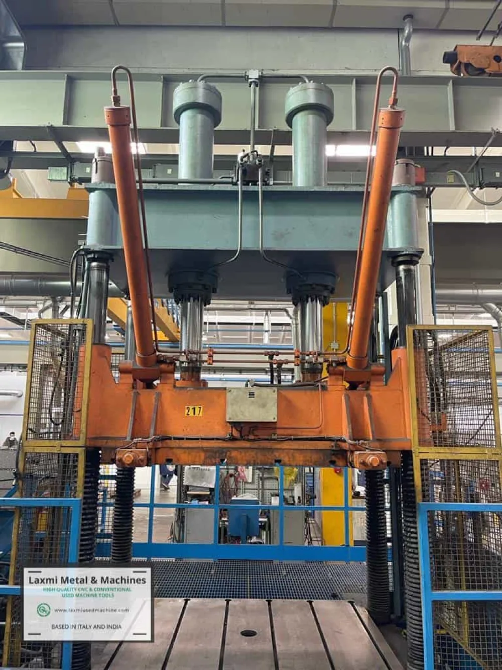 DIE SPOTTING PRESS, TCS (Italy) - 100T EQUIPPED WITH SIEMENS PLC - Laxmi Metal & Machines, Rohtak
