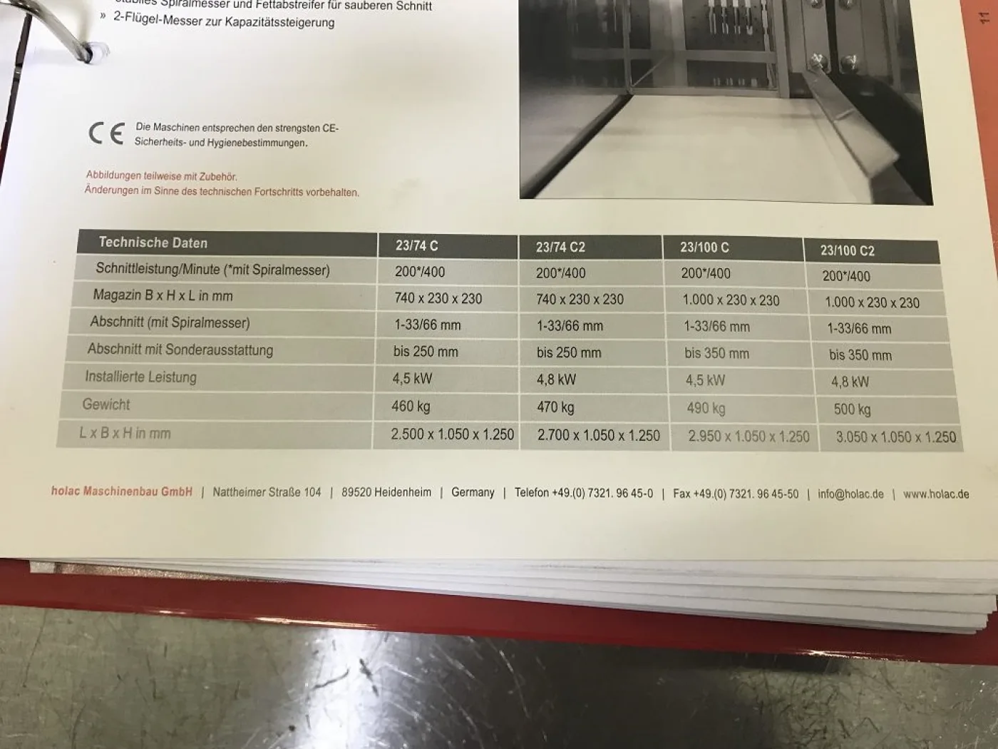 Holac 23-100CS Slicer - 2